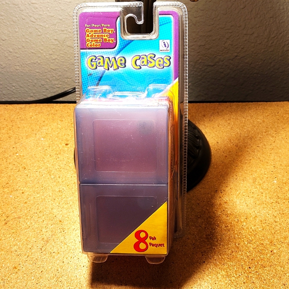 Game Boy Advance Game Cases 8pk New
